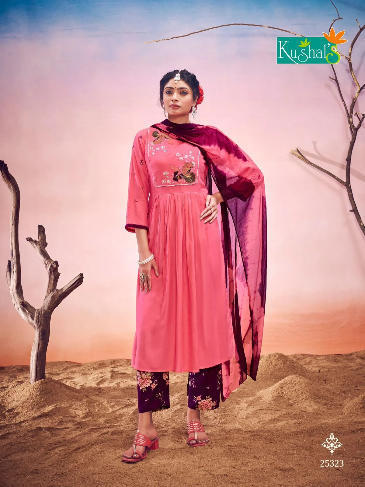 Kushal'S Shanvi Rayon Wholesale Readymade Salwar Suit Catalog — Wholesale Salwar Suits, MPA wholesale from Surat - Gallery Image 4